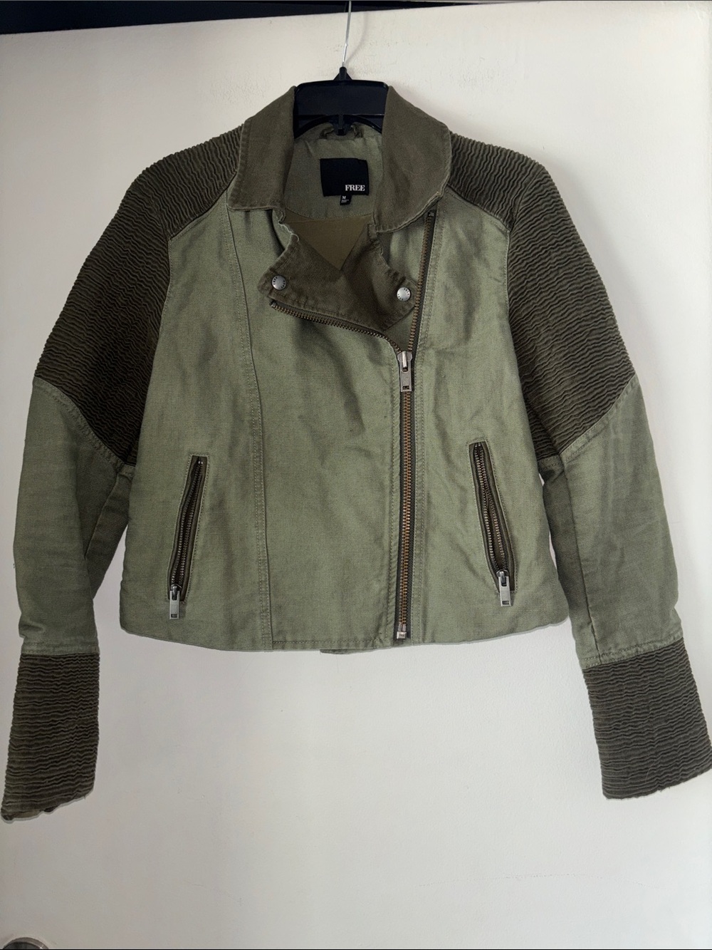 Wilfred Free Green Cropped Jacket